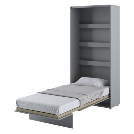 Sklápěcí postel BED CONCEPT 3 šedá, 90x200 cm