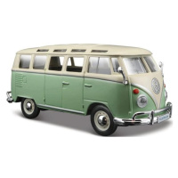 Maisto - Volkswagen Van Samba, zeleno/krémový, 1:25