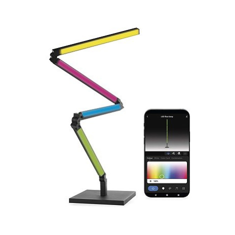 EMOS GoSmart LED 175 cm, teplá bílá / RGBIC, Wi-Fi, černá