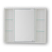 Olsen spa Horní závěsná zrcadlová skříňka SÉVIS - 70 x 58,5 x 14 cm