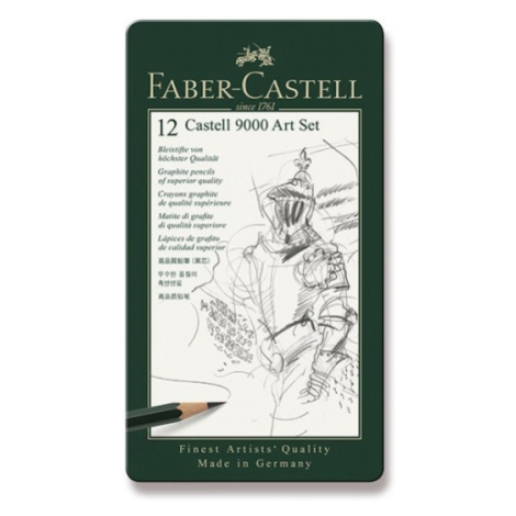 Grafitová tužka Faber Castell Castell 9000 Art plech 12 ks Faber-Castell