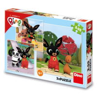 Dino BING SI HRAJE 3x55 Puzzle