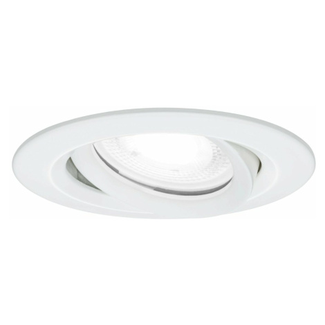 PAULMANN Vestavné svítidlo LED Nova Plus kruhové 1x6W GU10 bílá mat výklopné stmívatelné 936.72 