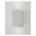 NOVA LUCE venkovní nástěnné svítidlo LIDO bílý pískovec skleněný difuzor GU10 2x7W IP65 100-240V