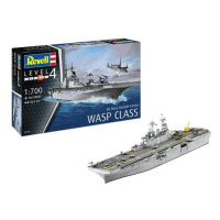 Revell ModelSet loď 65178 - Assault Carrier USS WASP CLASS (1:700)