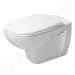 GEBERIT Duofix Modul pro závěsné WC s tlačítkem Sigma01, matný chrom + Duravit D-Code WC a sedát
