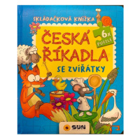 Česká říkadla se Zvířátky - Skládačková knížka NAKLADATELSTVÍ SUN s.r.o.