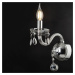 ACA Lighting Crystal nástěnné svítidlo BLK82041WSGC