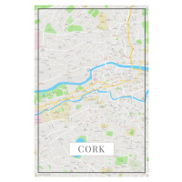 Mapa Cork color, 26.7 × 40 cm