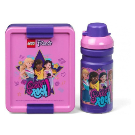 Svačinový set LEGO Friends Girls Rock (láhev a box) - fialová SmartLife s.r.o.