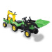 Mamido Šlapací traktorbagr s přívěsem Benson zelený