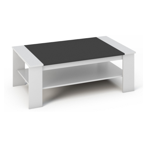 CEBA konferenční stolek, bílá/černá Casarredo