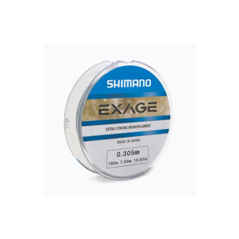 SHIMANO Line Exage Steel Grey, 150 m průměr 0,125 mm, nosnost 1,30 kg