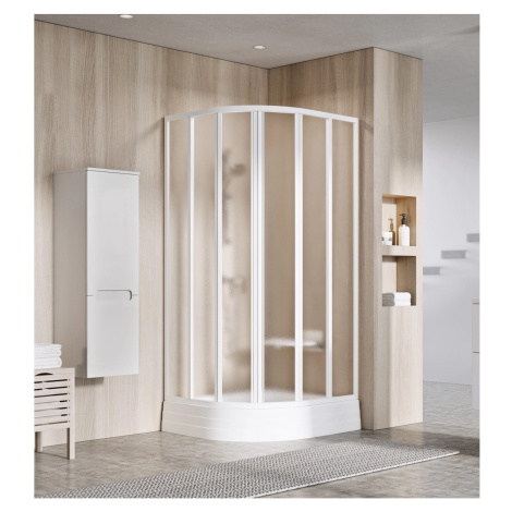 RAVAK Sprchový kout Supernova SKKP6 80x80 185 bílá + grape