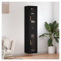 vidaXL Skříň highboard černá 34,5 x 34 x 180 cm kompozitní dřevo