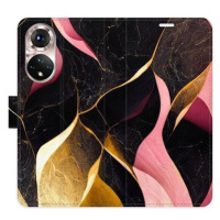 iSaprio flip pouzdro Gold Pink Marble 02 pro Honor 50 / Nova 9