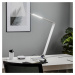 Fabas Luce Plochá stolní pracovní LED lampa Wasp z hliníku