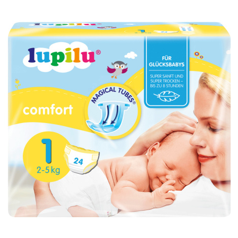 lupilu® Dětské pleny Comfort, velikost 1 Newborn, 24 kusů