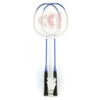 Teddies Badminton sada se 3 košíčky modrá
