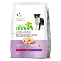 Natural Trainer Medium maturity čerstvé kuře granule 3 kg