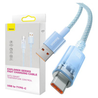 Kabel Quick Charge USB-C Baseus Flash, 6A,1m (Blue)