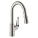 Hansgrohe 71821800 - Dřezová baterie M4216-H180 s výsuvnou sprškou, sBOX, vzhled nerezu