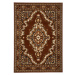 Alfa Carpets  Kusový koberec TEHERAN T-102 brown - 120x170 cm