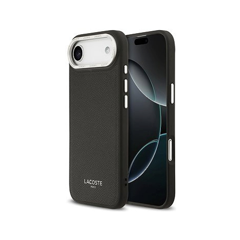 Lacoste PU Leather Champs Elysees MagSafe Zadní Kryt pro iPhone Air Black