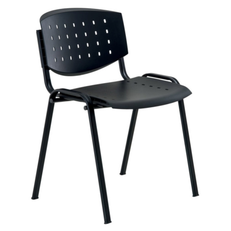 Konferenční židle TORTRIX, černá ALBA