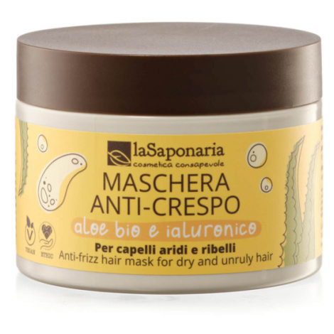 laSaponaria Maska proti krepatění vlasů s aloe vera a kyselinou hyaluronovou (200 ml) - pomoc pr