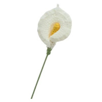 ANNAM Háčkovaná květina Calla Lily, 7 × 34 cm