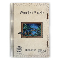 Dřevěné puzzle WOODEN dinosaurus - 300 dílků