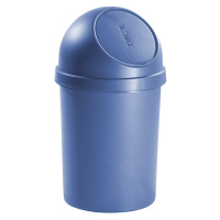 helit Samozavírací nádoba na odpadky z plastu, objem 45 l, bal.j. 2, v x Ø 700 x 400 mm, modrá