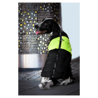 Vsepropejska Slim-rainy obleček pro psa na zip Barva: Černo-žlutá, Délka zad (cm): 39, Obvod hru