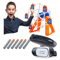 dárek K Svátku Brýle Vr 3D 360 Stupňů+gamepad+otočná Střelnice Štít