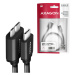 AXAGON BUMM3-CM10AB, SPEED kabel Micro-B USB <-> USB-C, 1m, USB 3.2 Gen 1, 3A, ALU, tpe, černý