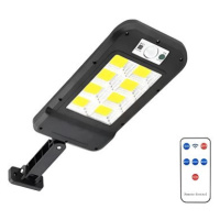 KIK KX4963 Pouliční osvětlení solární 128 LED, IP65, 3000 mAh černé