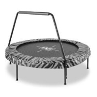 EXIT TOYS  Tiggy juniorská trampolína s tyčí ø140cm - černá / šedá