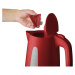 Concept RK2383 Rychlovarná konvice plastová 1,7 l, červená