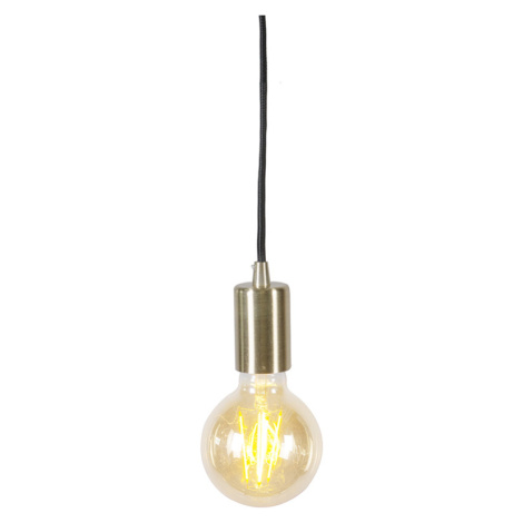 Moderní závěsná lampa zlatá - Facil 1 QAZQA