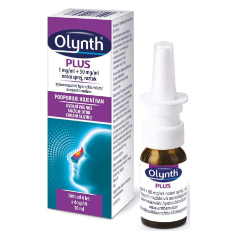Olynth Nosní sprej Plus 1mg/ml+50mg/ml roztok 1x10ml