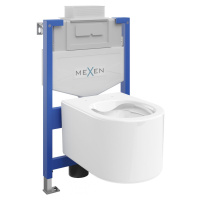 MEXEN/S WC předstěnová instalační sada Fenix XS-U s mísou WC Sofia, bílá 6853354XX00