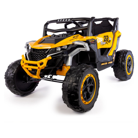 Mamido Elektrické autíčko Buggy Racing Speed 22 žluté | 4x4 | 12V10Ah | 180W | EVA | LED | 2,4Gh