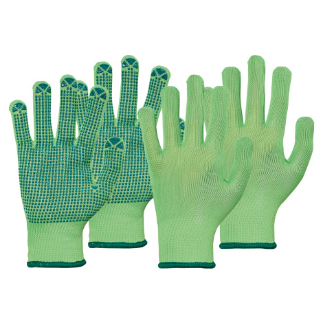 Parkside® Zahradní rukavice, 2 páry (zelená, 10)