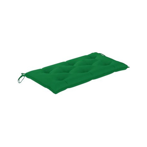 SHUMEE Poduška na zahradní lavici 7 × 50 × 100 cm, zelená