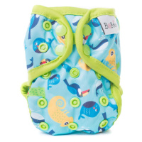 Bobánek Látková plenka novorozenecké svrchní kalhotky, patentky chameleoni