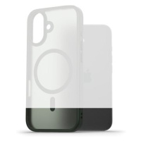 AlzaGuard Matte Case Compatible with Magsafe pro iPhone 16 tmavě zelený