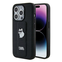 Pouzdro Karl Lagerfeld Gripstand Saffiano Choupette Pro Iphone 14 Pro Černé