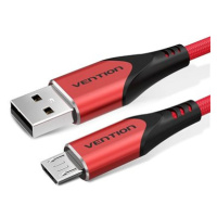 Vention Luxury USB 2.0 -> microUSB Cable 3A Red 1m Aluminum Alloy Type