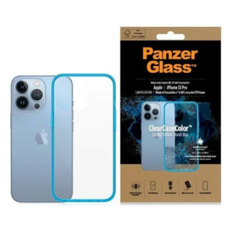 Kryt PanzerGlass ClearCase iPhone 13 Pro 6.1" Antibacterial Military grade Bondi Blue 0336 (0336